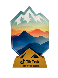 TikTok award trophy